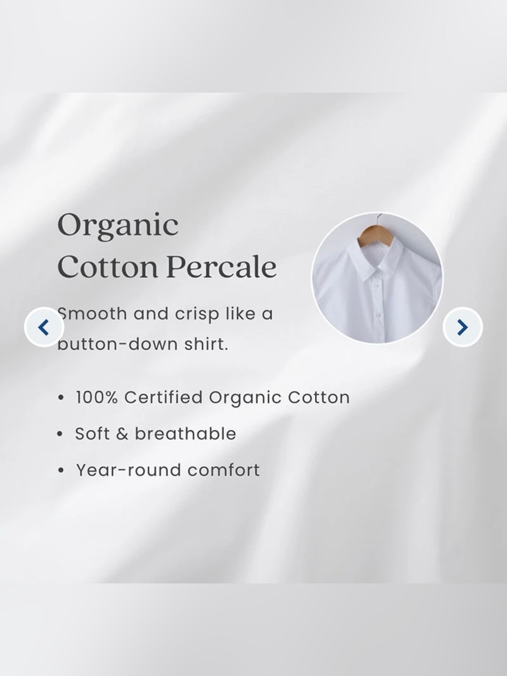 The Company Store Organic Percale Sheet Set; Size: Full; Color: Petal Pink - Picture 3 of 5